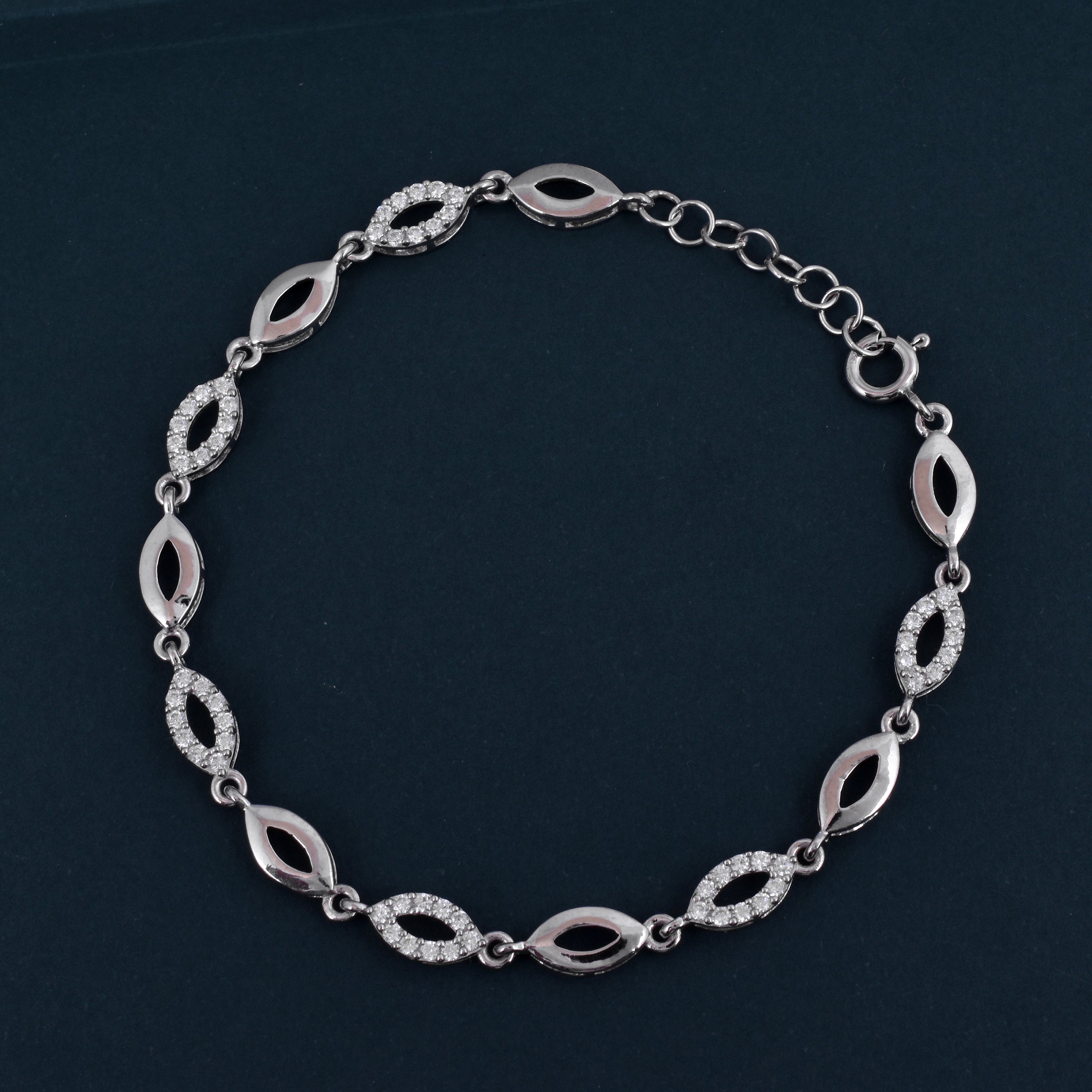 Designer Women's Bracelet - 92.5 Sterling Silver Luxury and Elegance in Every Detail