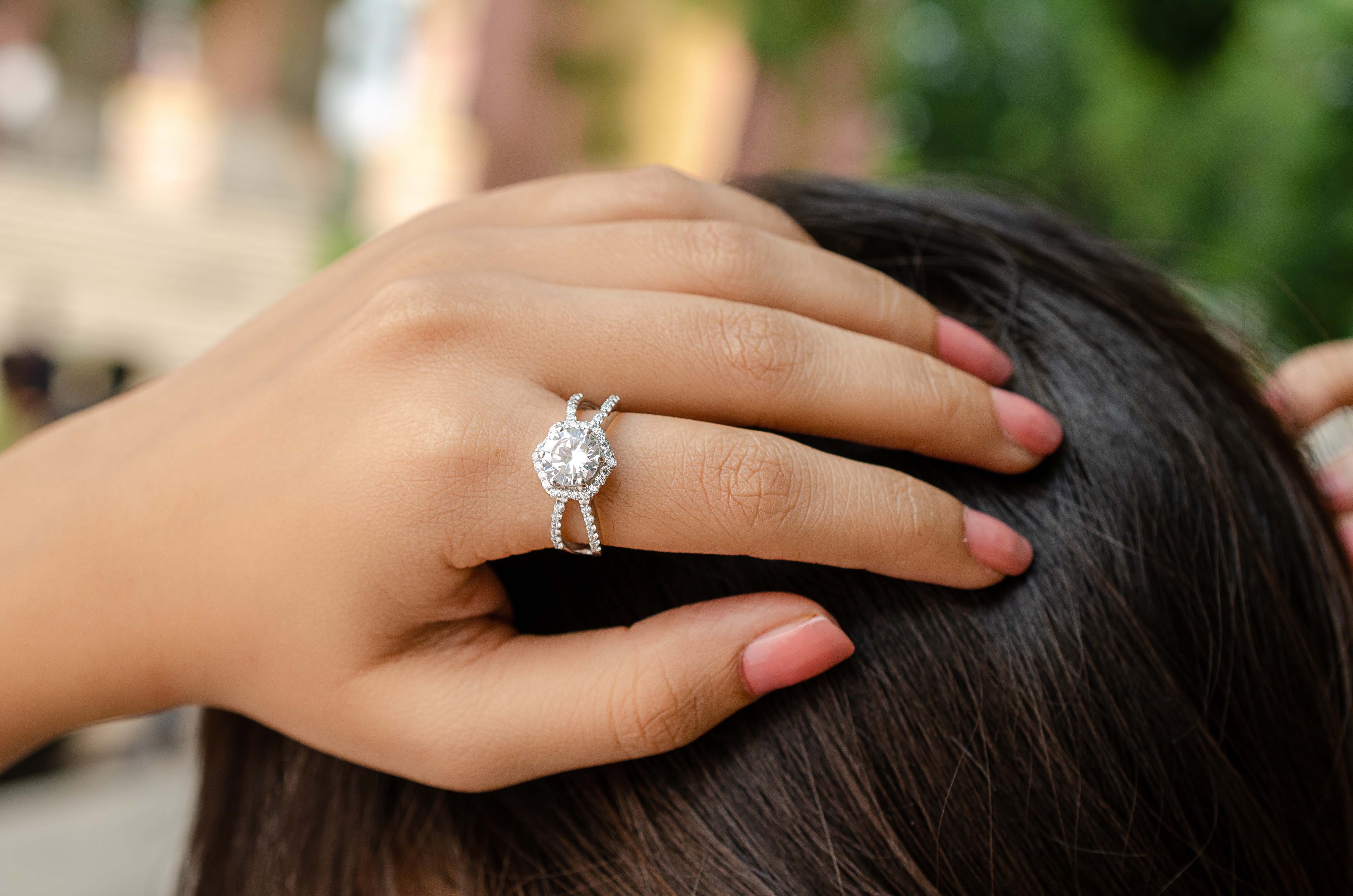Elegant 925 Sterling Silver Solitaire Preminum Ring
