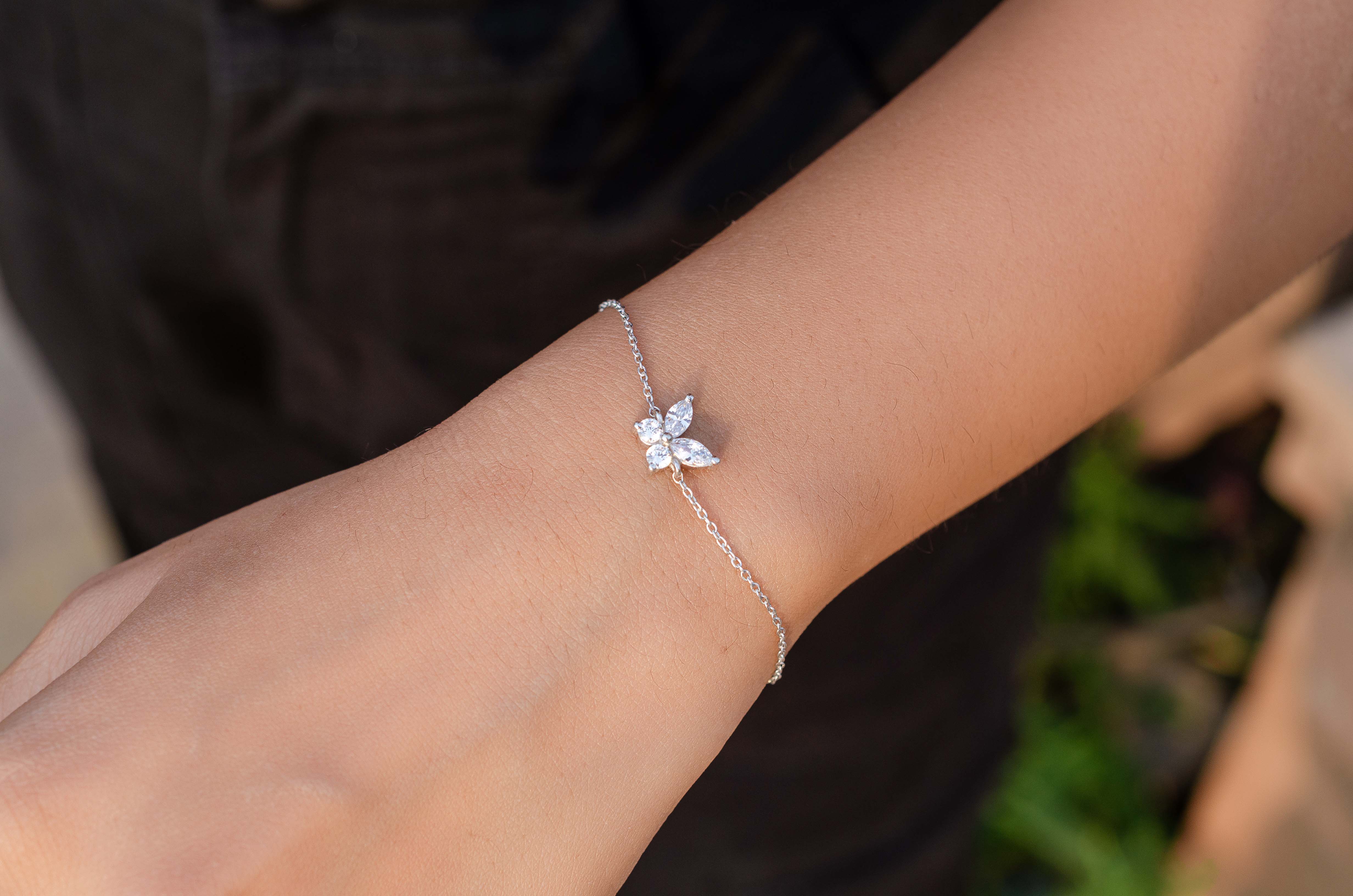 Elegant Butterfly Bracelet - 92.5 Sterling Silver Timeless Jewelry for Every Occasion