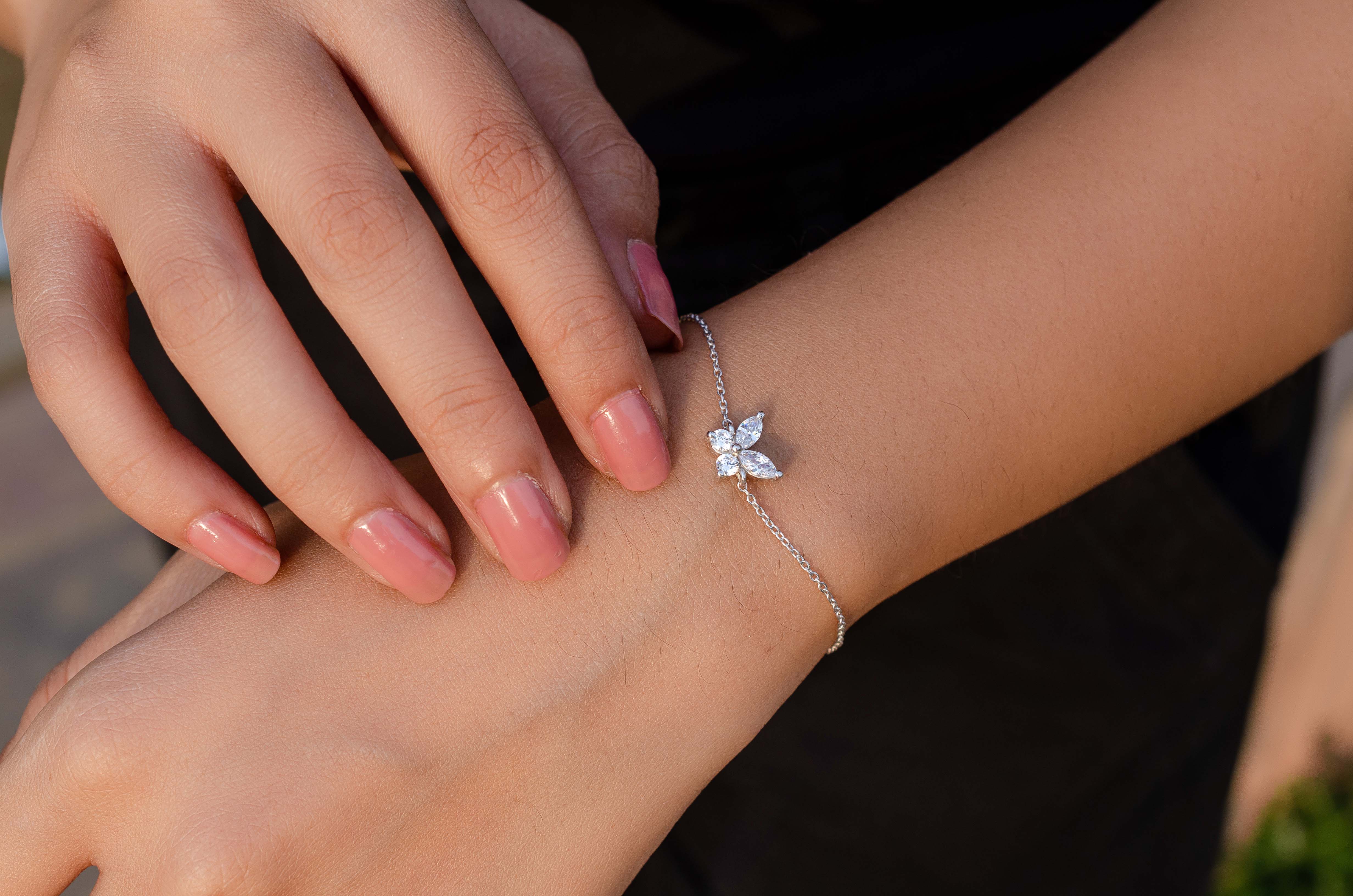 Elegant Butterfly Bracelet - 92.5 Sterling Silver Timeless Jewelry for Every Occasion