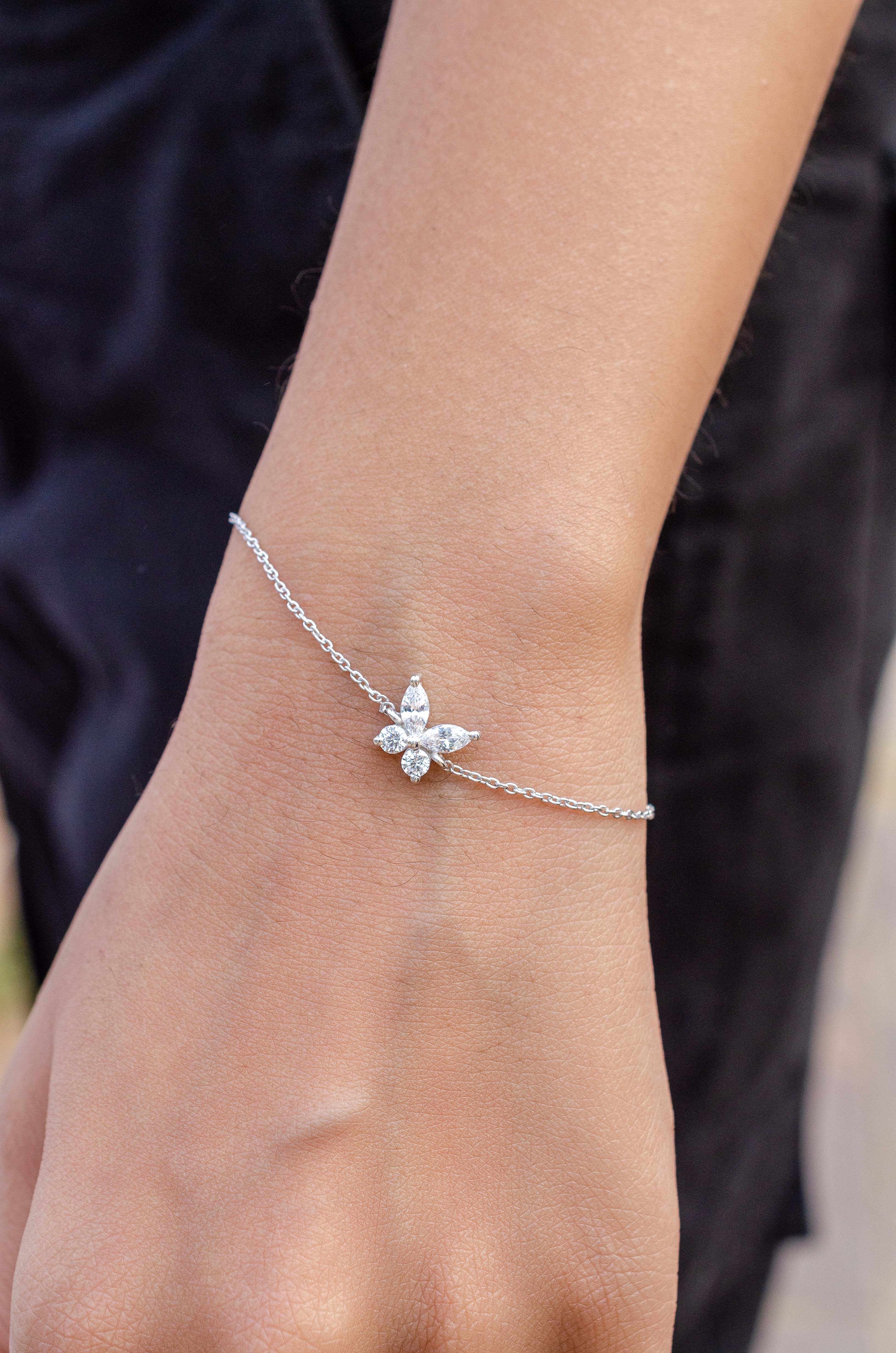 Elegant Butterfly Bracelet - 92.5 Sterling Silver Timeless Jewelry for Every Occasion